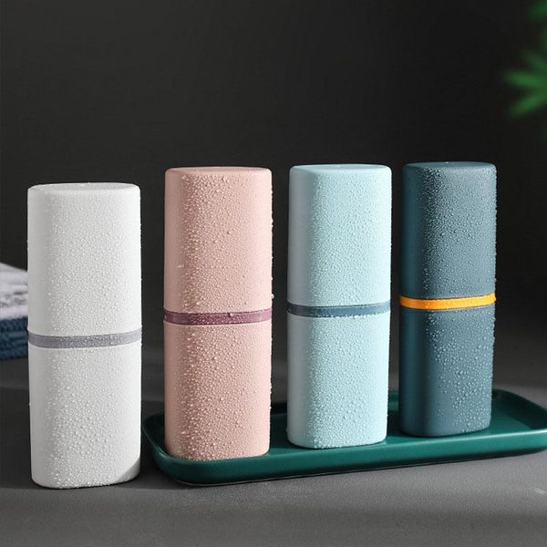 

toothbrush holders storage organizer case bathroom accessories toothpaste boxportable holder box outdoor travel camping