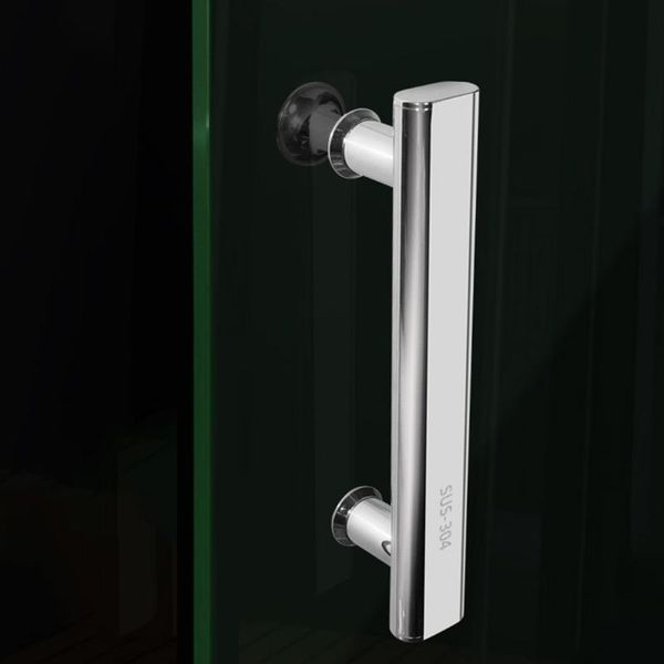 

handles & pulls stainless steel chrome shower door or knobs for enclosures 220mm stylish effect abs handle