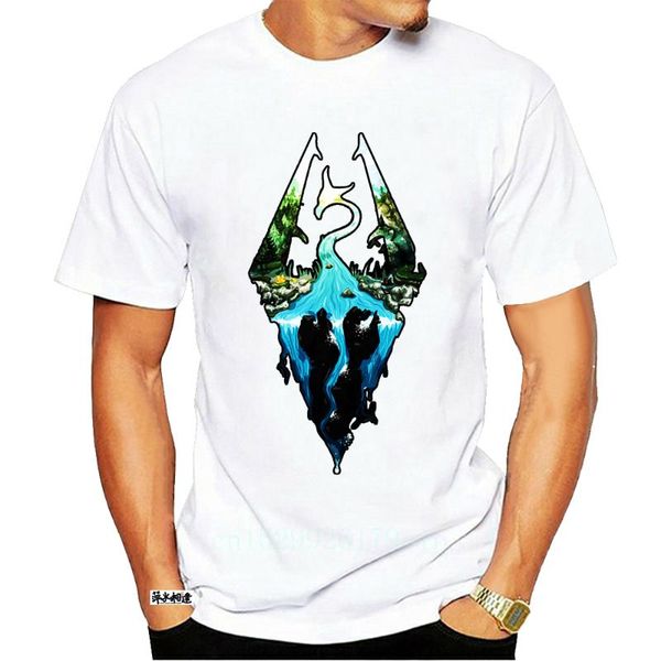 

women's t-shirt men t shirt the elder scrolls fashion skyrim lightweight novelty tshirt women 4423a, White
