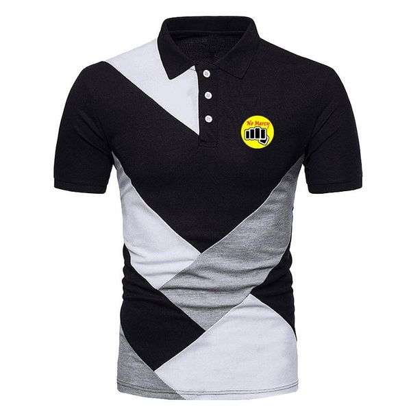

men's t-shirts 2021 strike first hard no mercy kai solid color t-shirt 100% cotton summer, White;black