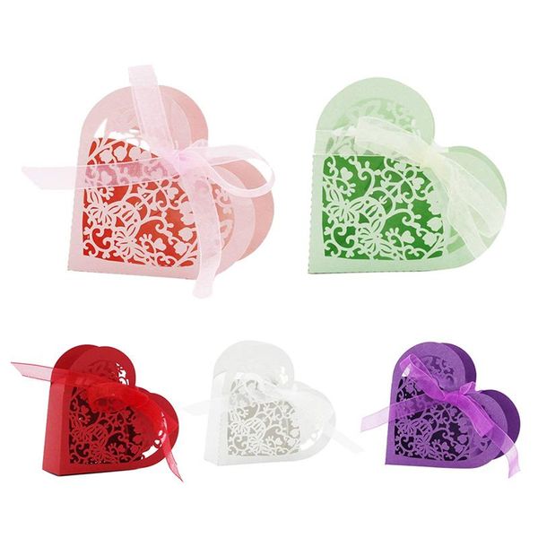 

gift wrap lot of 20 candy box heart paper for wedding party