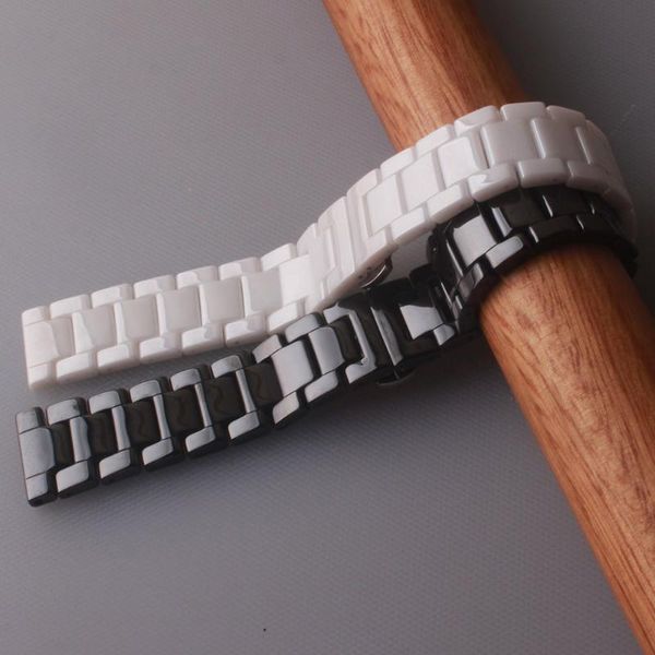 

watch bands 20mm 22mm ceramic for samsung galaxy watches 46mm strap gear s3 frontier watchband bracelet huawei gt 2 46 gt2, Black;brown