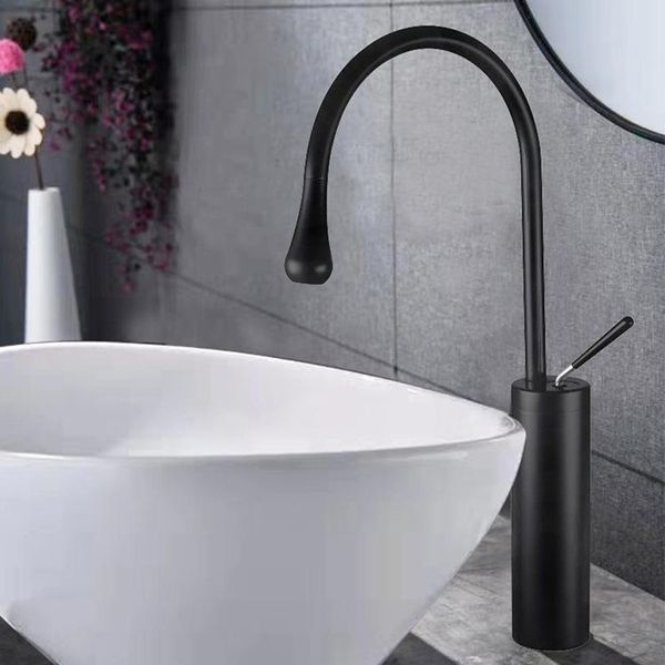 

origin direct selling all the copper basin faucet water droplets rotating stage bibcock of cold lavabo black bathroom sink faucets