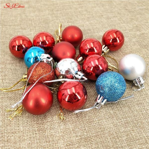 

christmas decorations 24pcs 3cm tree ornament balls hanging bling party styrofoam weding decoration 7z1