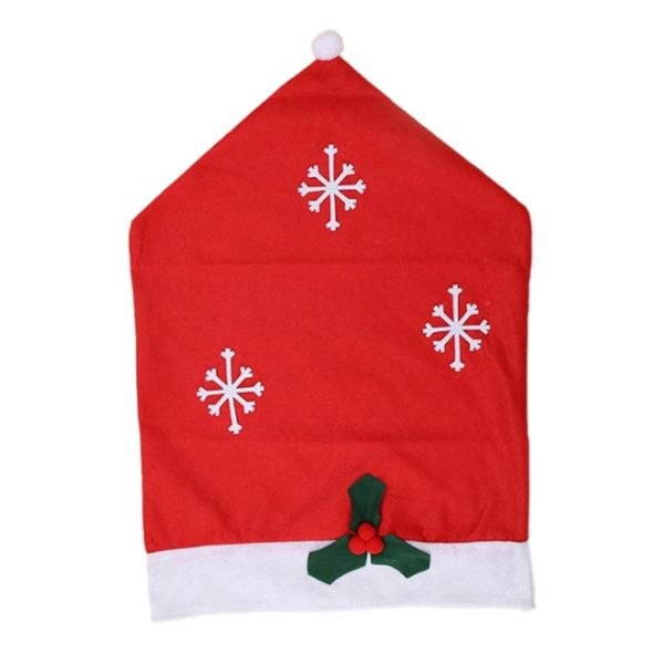 

chair covers cap santa dining cover xmas supplies christmas cover, 1pcs back