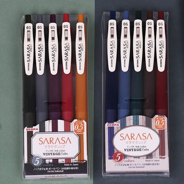 

jj15 zebra neutral pen sarasa old color push pen set