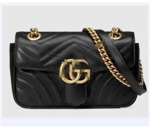 

louis's vutton'sÂ fashion marmont bag love heart v wave pattern satchel shoulder bag chain handbags crossbody purse lady leather c, Red;black