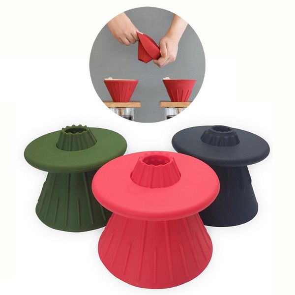 

coffee filters balance taste silicone v60 drip filter cup barista silica gel reversible foldable outdoors 1-2 cups dripper
