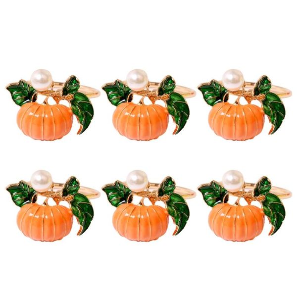 

napkin rings 4/6pcs thanksgiving pumpkin holders halloween buckle