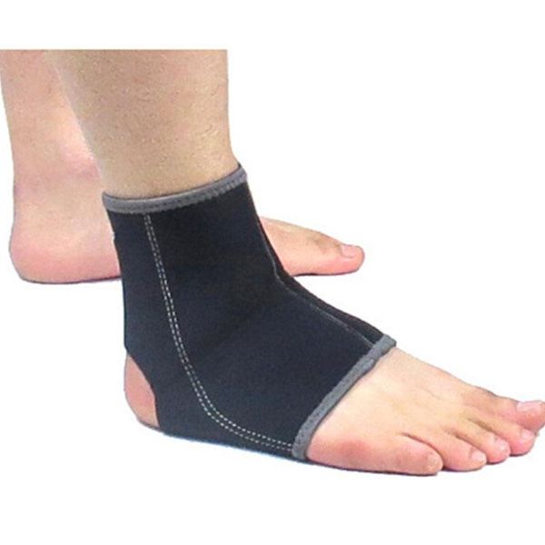 

ankle support adjustable sports pad bandage gym lightweight professional football brace guard wrap protection, Blue;black