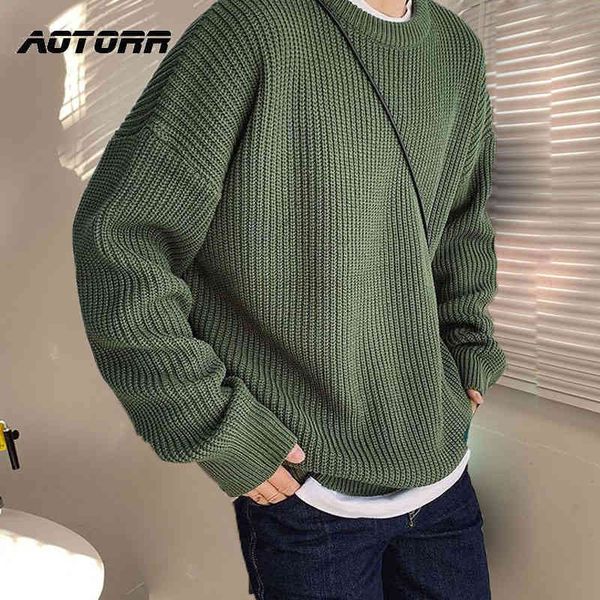 

hip hop knitwear men sweaters harajuku fashion male loose casual streetwear pullover sweater korean 2021 new spring cloth, White;black