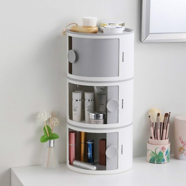 

cosmetic storage box desktissue sanitary napkin roll paper boxes & bins
