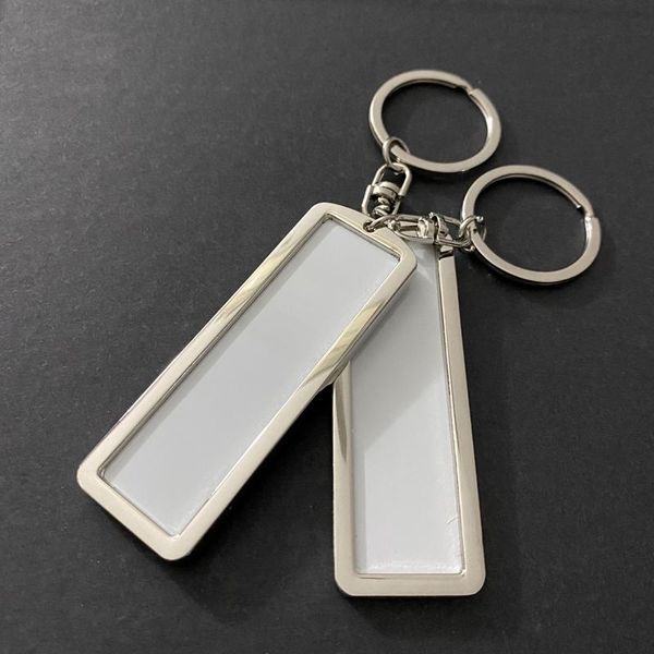 

dog tag,id card 30pcs/lot diy sublimation aluminum rectangle shaped tags blank keychains transfer printing keyring pet
