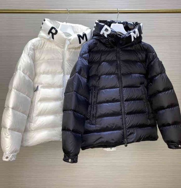 

digner mens winter down et parkas salz france luxury hooded puffer outerwear coat clothing ets, Black