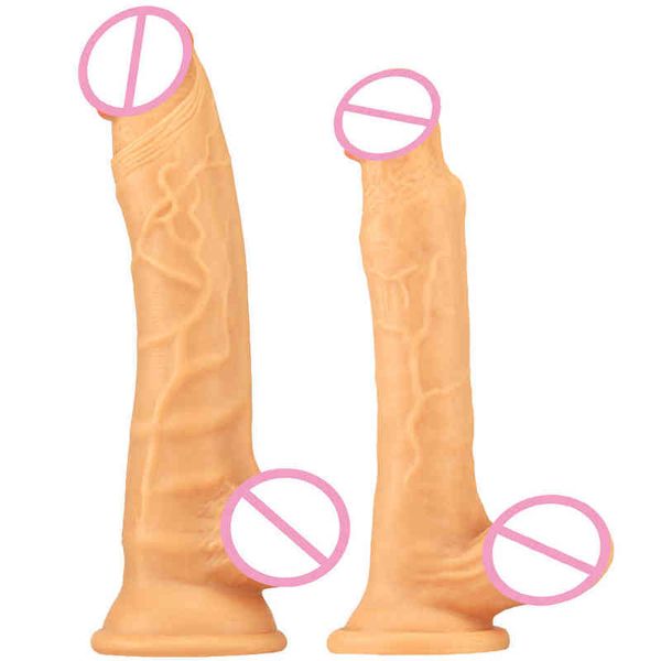 Nxy Dildos Anal Brinquedos Dupla Ovos Combinação Super Espessura Simulação Pénis Garantia Garantia Female Sm Gay Adulto Produtos do Sexo Cock Dildo 0225