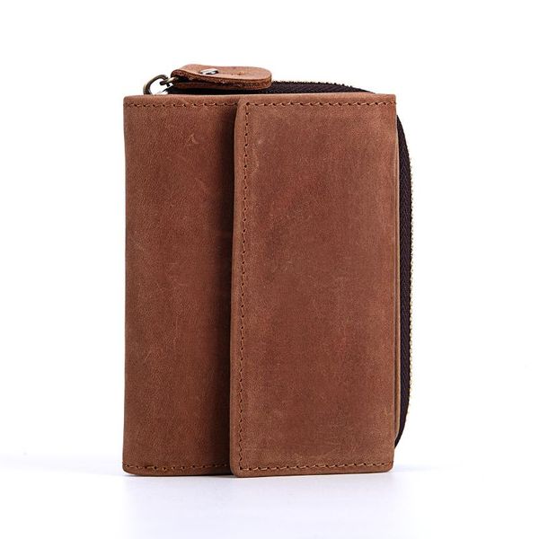 

wallets mini purse coin money pocket genuine leather casual multi-cards holder men bifold short wallet, Red;black