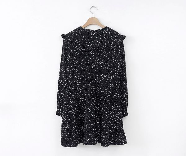 

2021s-xl plus size new spring dress girls boho autumn female vintage dress party oversize long sleeve women dresses robe vestido, Black;gray