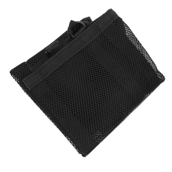

car organizer 1pc ceiling storage net pocket folding zipper mesh (black)