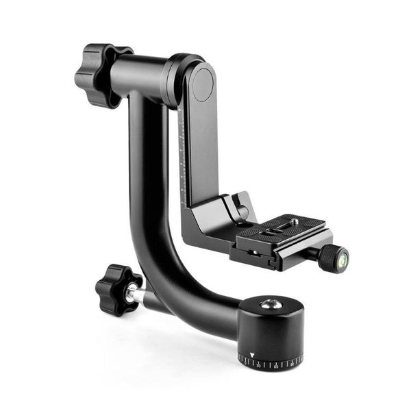 

tripods 360 degree panoramic gimbal tripod ball head 1/4 inch screw with quick release plate for dslr camera telepo lens