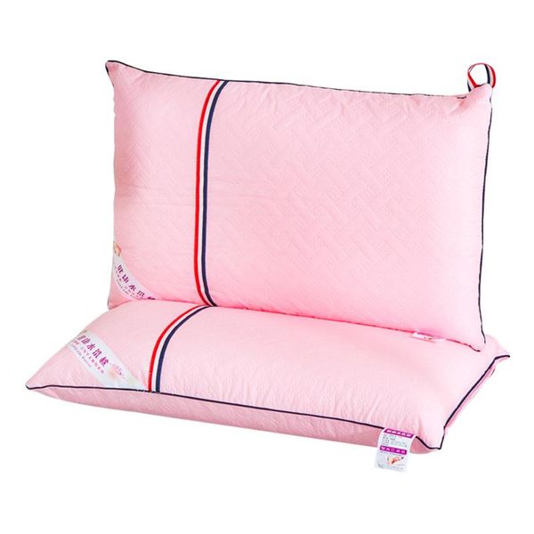 

pillow pillows for sleeping with melt cotton soft & comfortable bed pink white