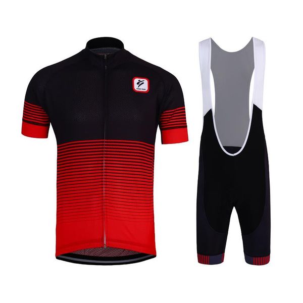 

men's bicycle cycling jersey set 2021 mountain bike breathable clothing sets short sleeve dress sportswear equipment racing, Black;blue