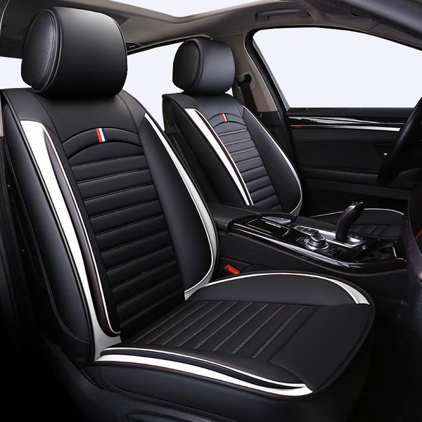 

car seat covers leather universal auto for lada 2106 2107 2109 2110 2114 granta,changan cs35 cs75 eado raeton of 2021