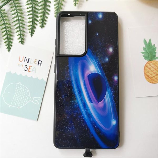 

cell phone pouches led call light tempered glass case for samsung galaxy a51 a71 s20 ultra note 20 10 s10 s9 plus a30 a50