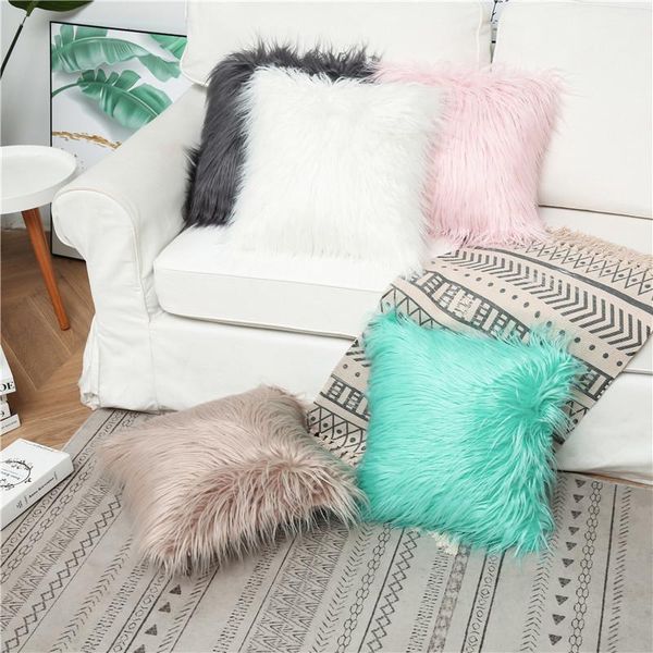 

cushion/decorative pillow ins wind plush pillowcase sofa home office cushion