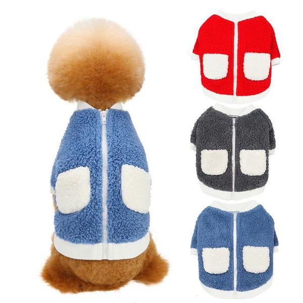 

dog apparel cute pet clothes soft fleece shirt puppy kitten coat for small medium cats warm winter cat jacket clothing chihuahua