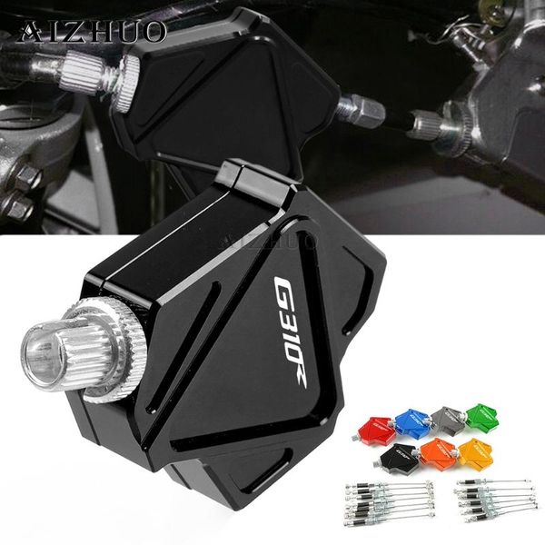 

motorcycle brakes accessories cnc aluminum stunt clutch lever easy pull cable system for g310r g 310r gs310 r gs 310 2021