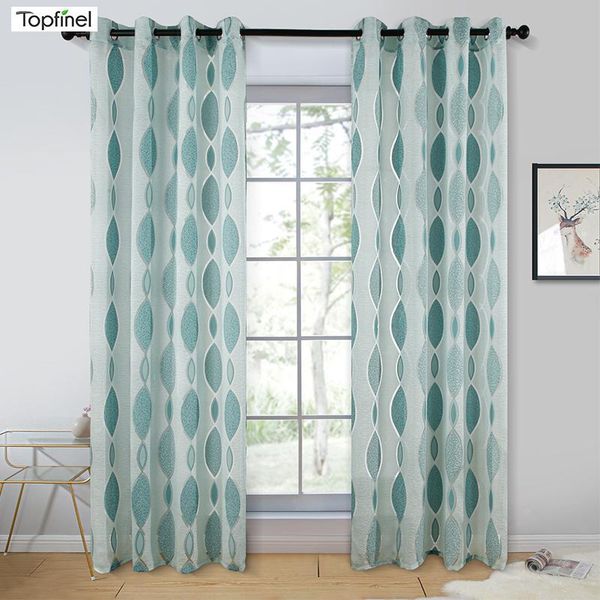 

curtain & drapes inel geometric curtains for living room kitchen modern window treatments custom size 2021 bedroom