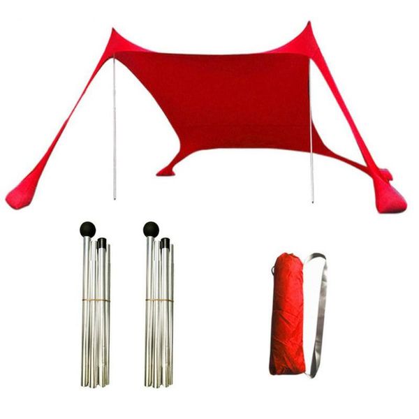 

tents and shelters family beach sunshade lightweight sun shade tent with sandbag anchors 4 pegs upf50+ uv large portable canopy drop