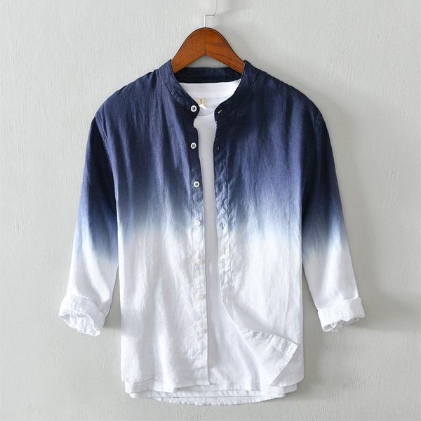 

autumn long sleeve tapered men's casual loose shirt shirts, White;black