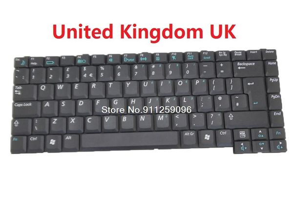

keyboards lapkeyboard for x50 united kingdom uk spain sp germany gr ba59-01467a ba59-01467d ba59-01467c black