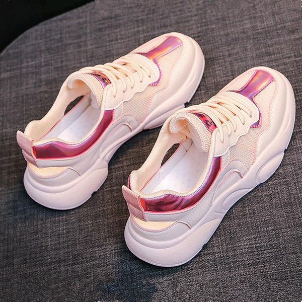 

sandals 2021 summer white shoes korean style women's all-match internet celebrity leisure pump sports flat, Black