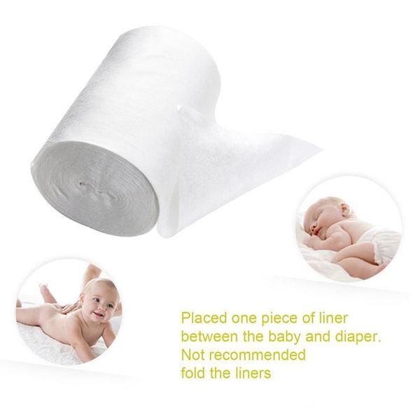 

cloth diapers 100 sheets disposable baby nappy bamboo liners care eco-friendly non-woven fabric diaper