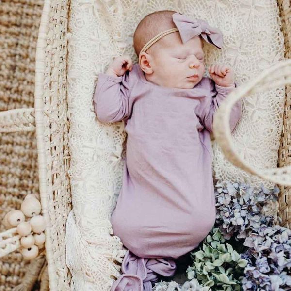 

blankets & swaddling super soft baby swaddle and hat born pure color cotton wrap girls boys stroller milestone blanket