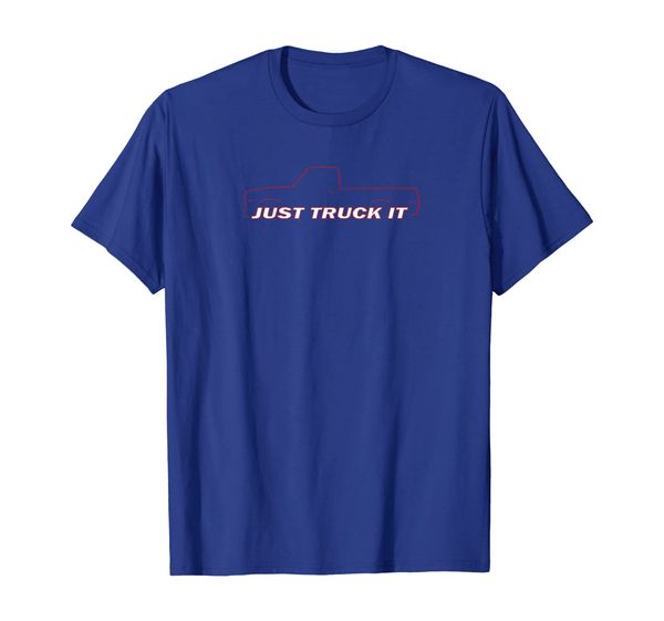 

c10 shirt - just truck it - rod truck shirt, White;black