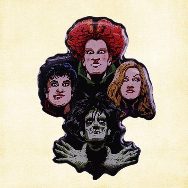 

pins, brooches queen freddie mercury bohemian rhapsody sanderson sisters mash up lapel pin brooch, Gray