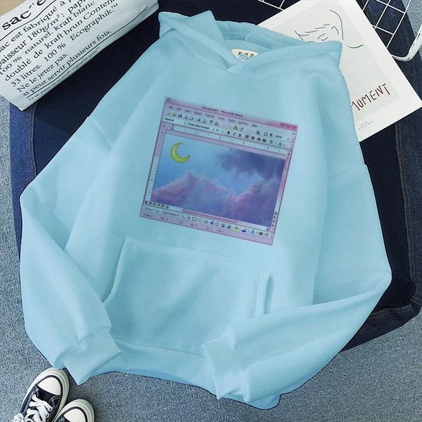 

sailor moon kawaii anime print korean cute cat hoodie sweatshirt women long sleeve clothes winter pullovers 90s hoodies ins women's &, Black