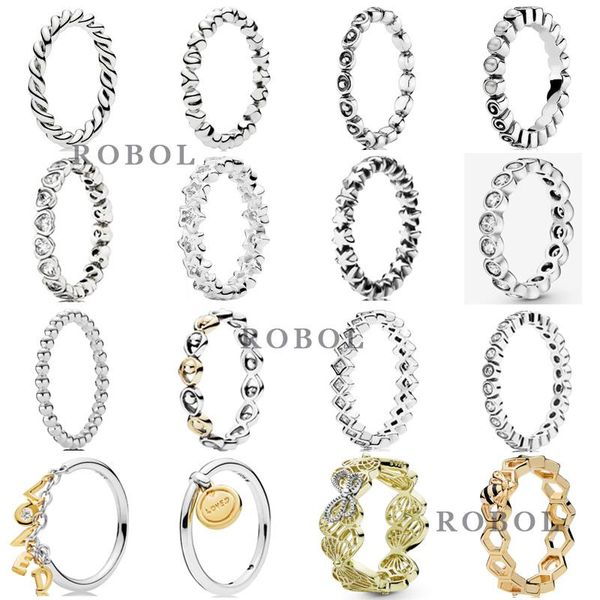 

cluster rings high-quality boutique 925 sterling silver ring, simple, intellectual, light, luxurious and elegant, autumn, Golden;silver