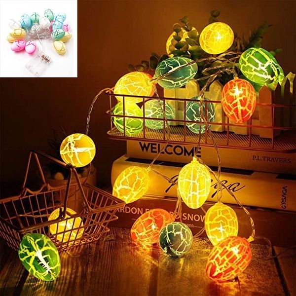 

strings led cracked egg string lights christmas decoration lantern creative easter eggs garland fairy lighting for home decor