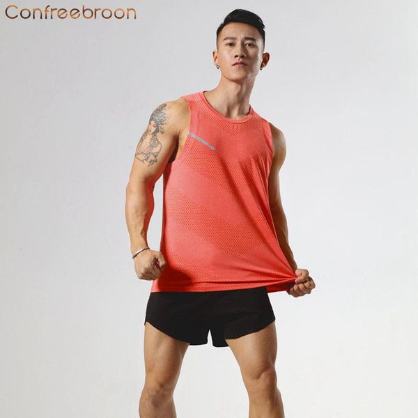 

running jerseys quick drying men's tank sports sleeveless t-shirts summer vest for gym bodybuilding fitness exercise and training, Black;blue