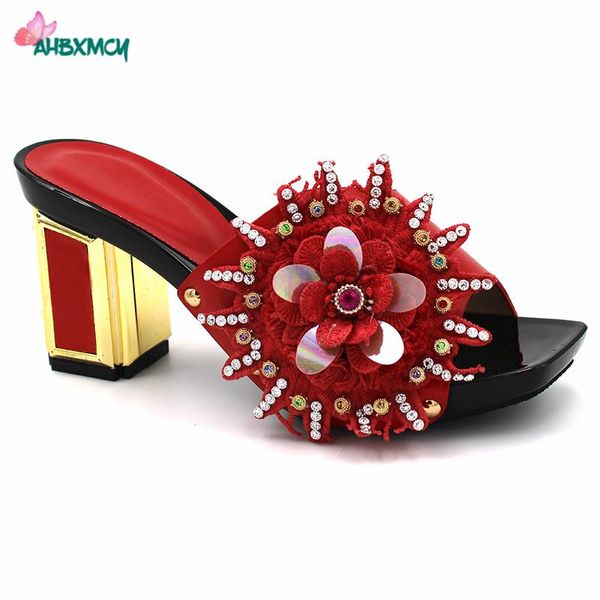 

dress shoes square heels italian women in red color 2021 autumn design african with platform for wedding, Black