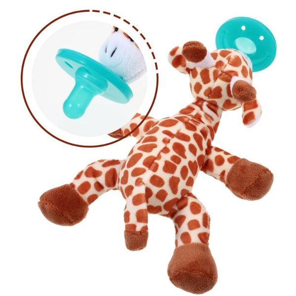 

pacifiers# plush animal pacifier easy-to-find infant creative baby
