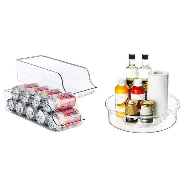 

pcs refrigerator storage box e household beverage rack, 2 a & 1 b bottles jars