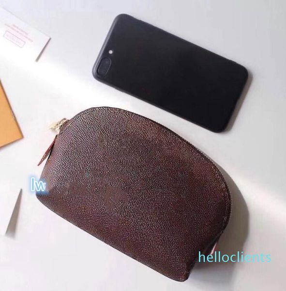 

new arrival fashion bag classic women cosmetic bag clutch bag handbag real leather with dustbag and box