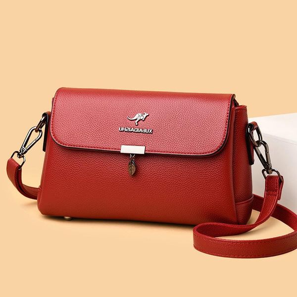 

lychee women bag 2021 fashion one-shoulder new middle-aged retro cross-border square messenger pattern small mother underarm hngcx