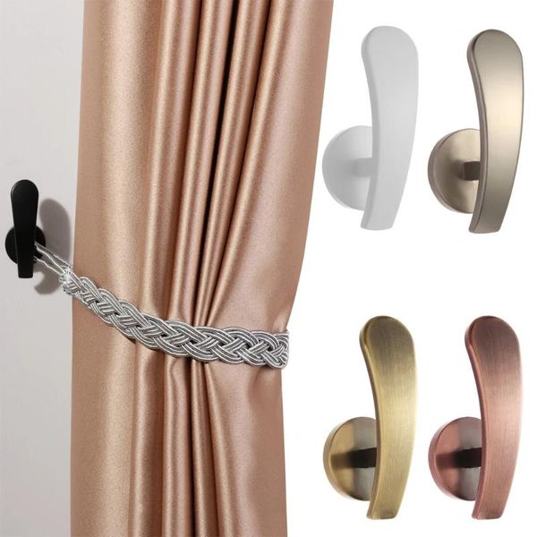 

other home decor 2pcs retro durable mounted metal hooks modern practical curtain holdback wall hanger holder accessories