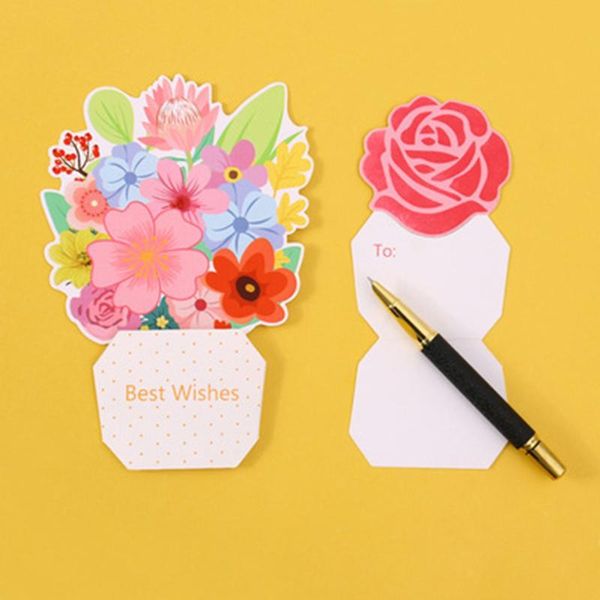 

mother's day creative greeting card blessing thanksgiving friendship small fresh flowers cards